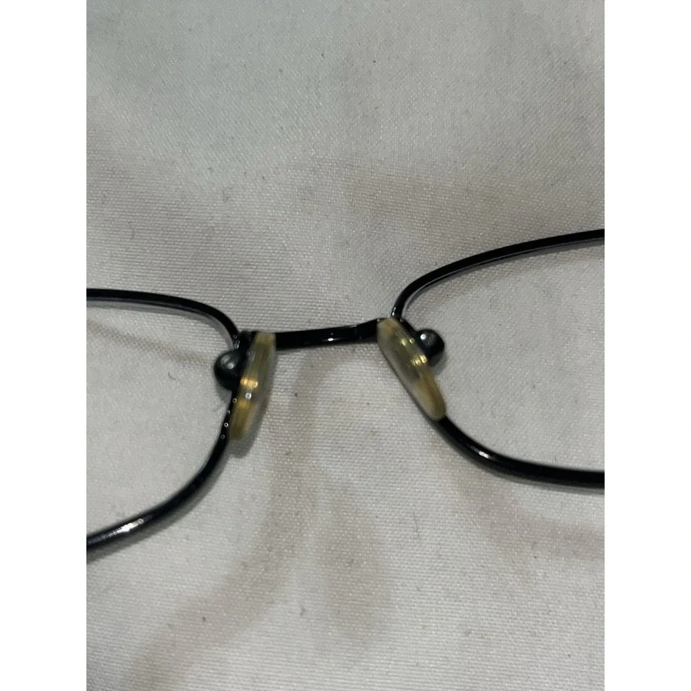 Vogue VO3745-B 352 Black Silver Chip Style Paint Metal Designer Eyeglasses 53-16